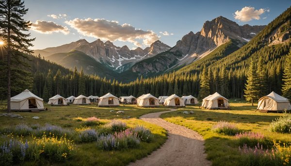 Les hébergements de plein air en zone de montagne avec le camping les princes d'orange